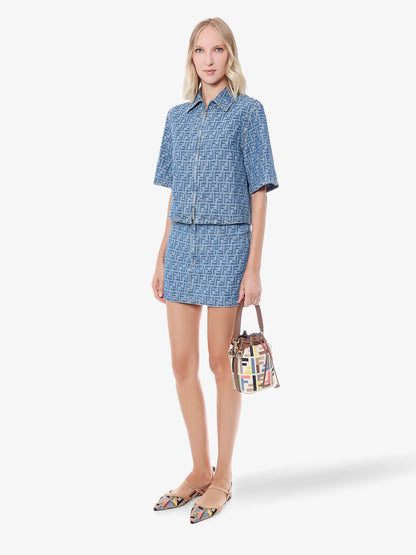 Fendi Woman Fendi Woman Blue Skirts