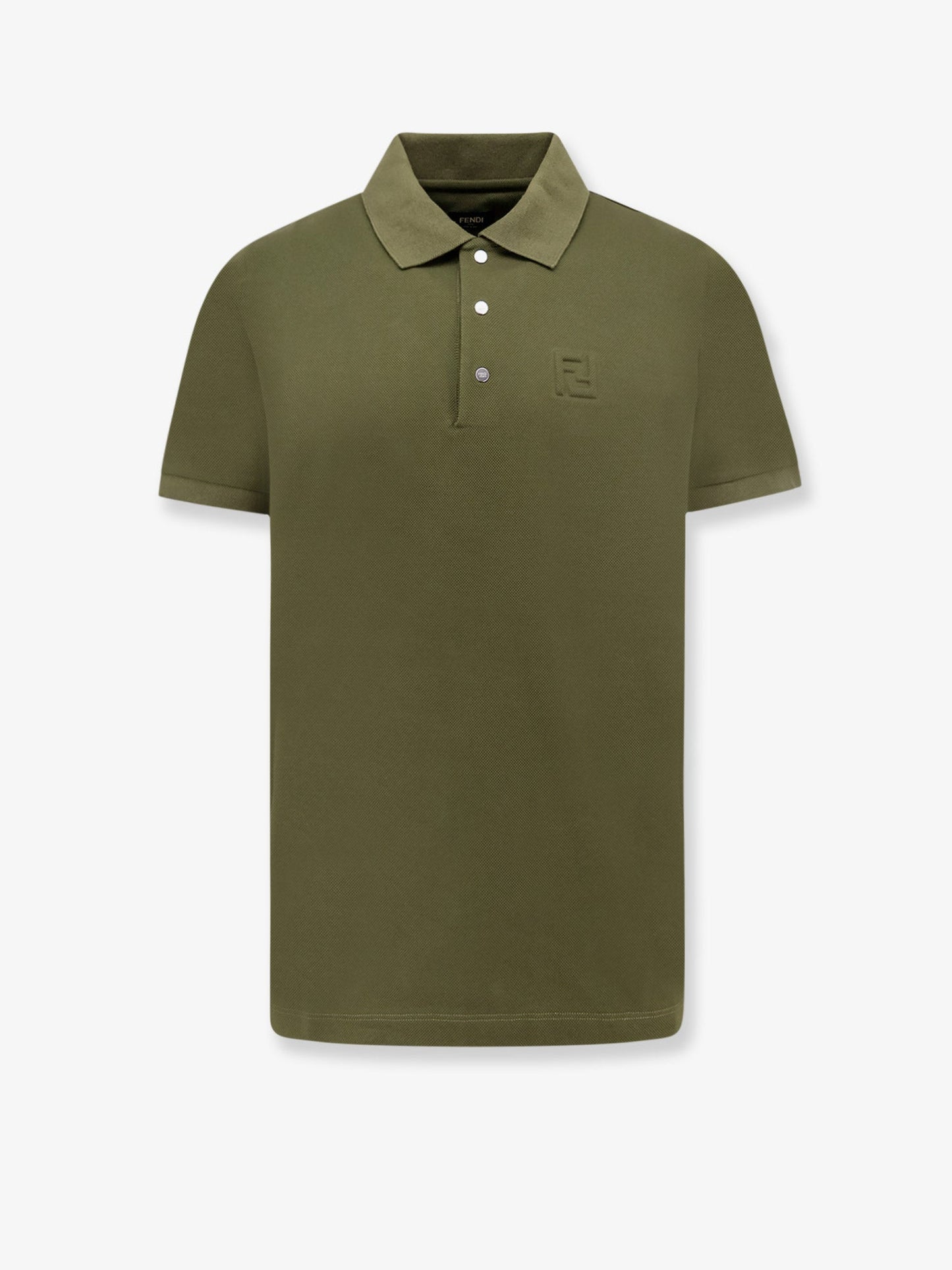 Fendi Man Fendi Man Green Polo Shirts