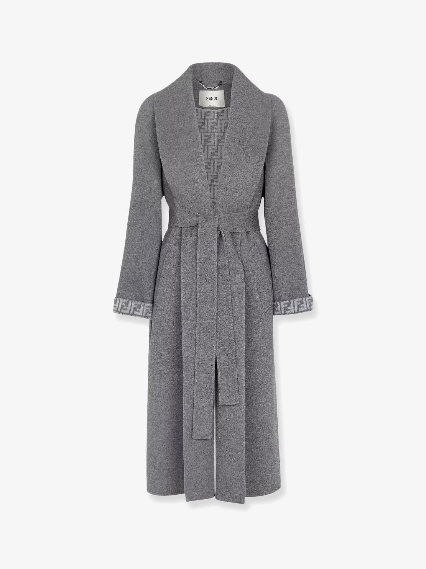 Fendi Woman Fendi Woman Grey Coats