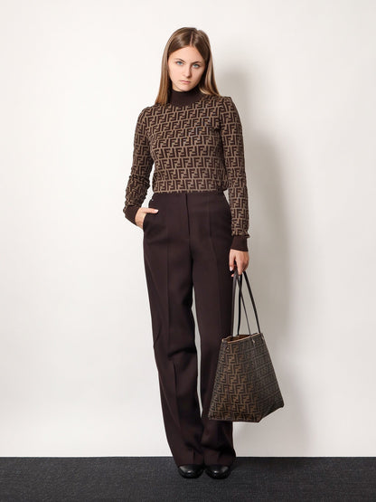Fendi Woman Fendi Woman Purple Pants