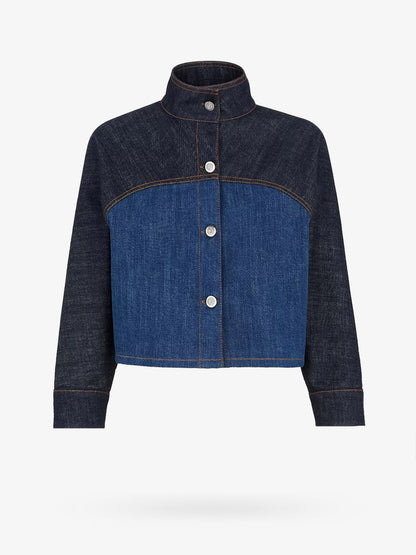 Fendi Woman Fendi Woman Blue Jackets