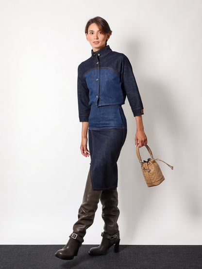 Fendi Woman Fendi Woman Blue Jackets