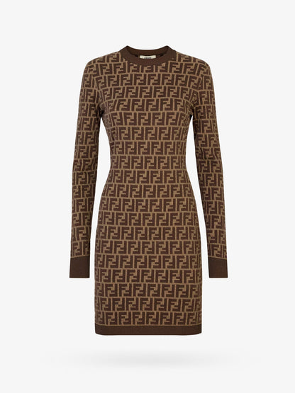 Fendi Woman Fendi Woman Brown Dresses