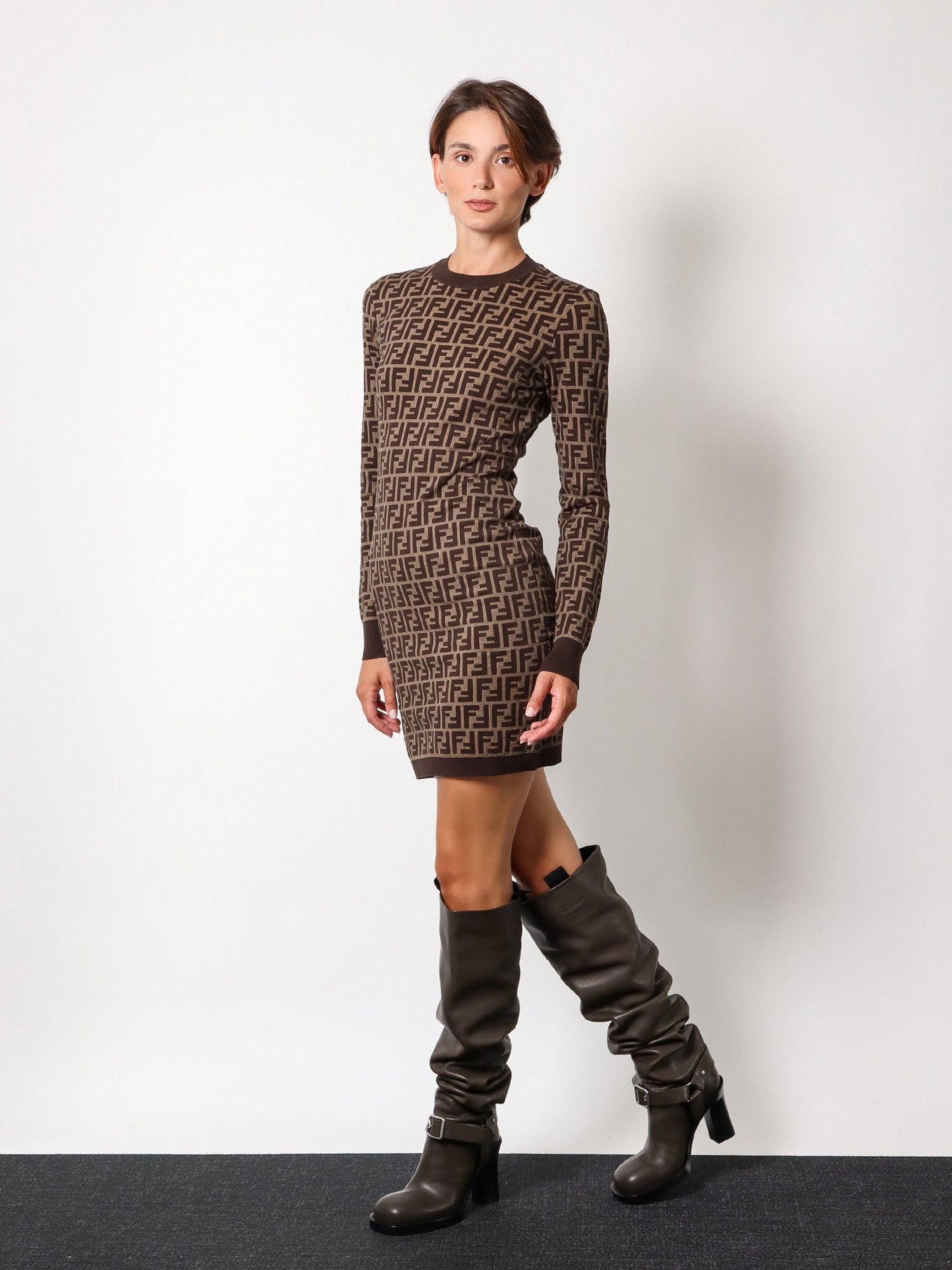 Fendi Woman Fendi Woman Brown Dresses