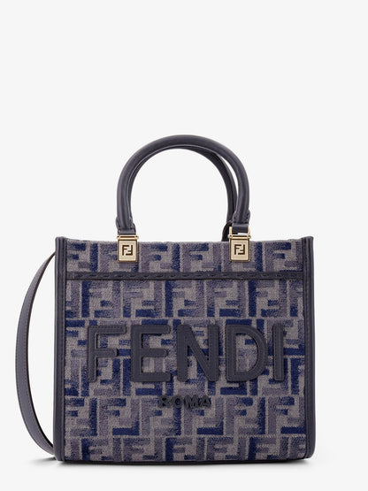 Fendi Woman Fendi Woman Blue Handbags