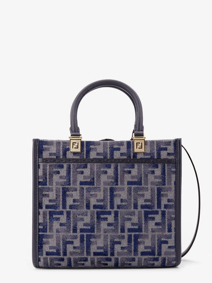 Fendi Woman Fendi Woman Blue Handbags