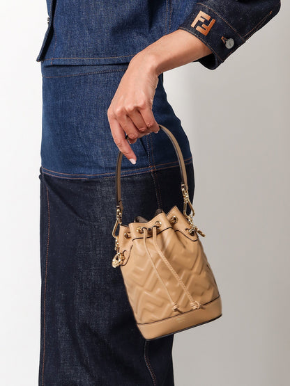 Fendi Woman Fendi Woman Brown Bucket Bags