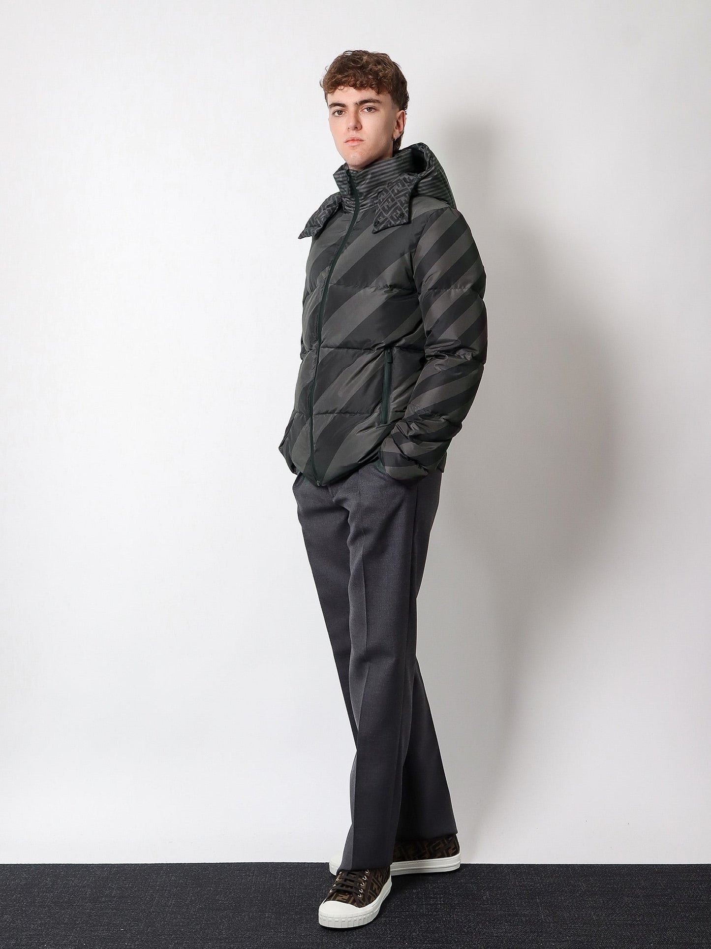Fendi Man Fendi Man Grey Jackets