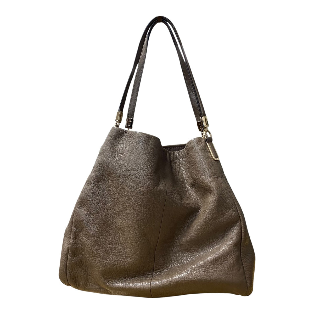 Handbag Designer By Coach In Beige, Size:Medium
