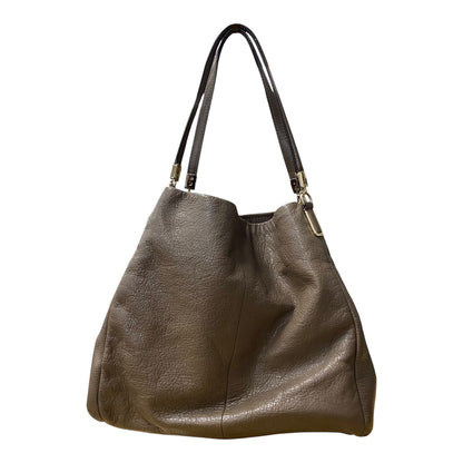 Handbag Designer By Coach In Beige, Size:Medium