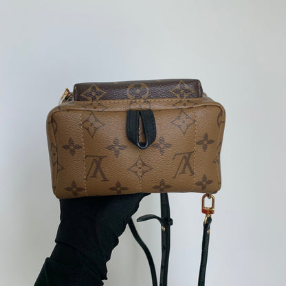 Louis-Vuitton Palm Springs Monogram Mini Reverse Monogram Canvas Backpack