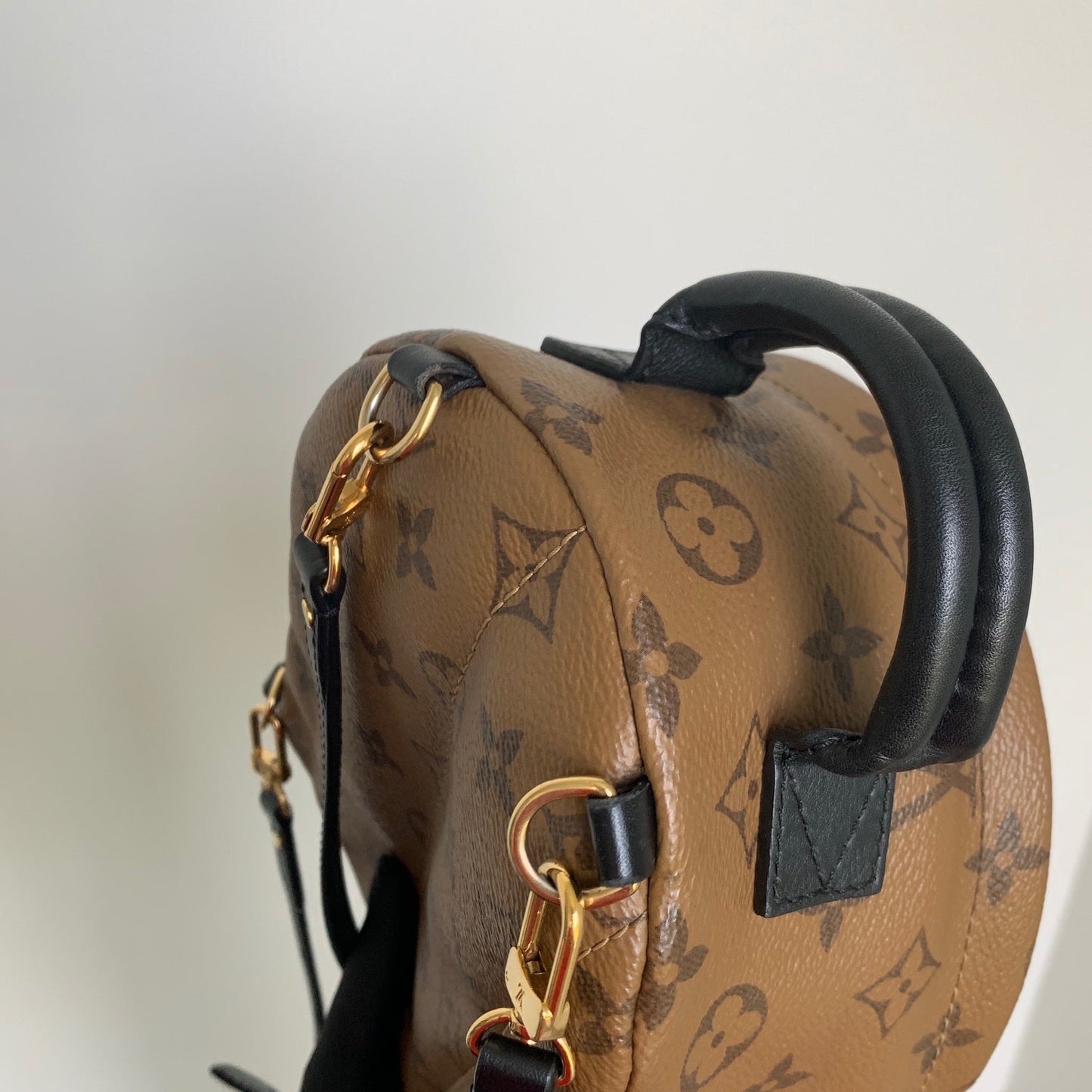 Louis-Vuitton Palm Springs Monogram Mini Reverse Monogram Canvas Backpack
