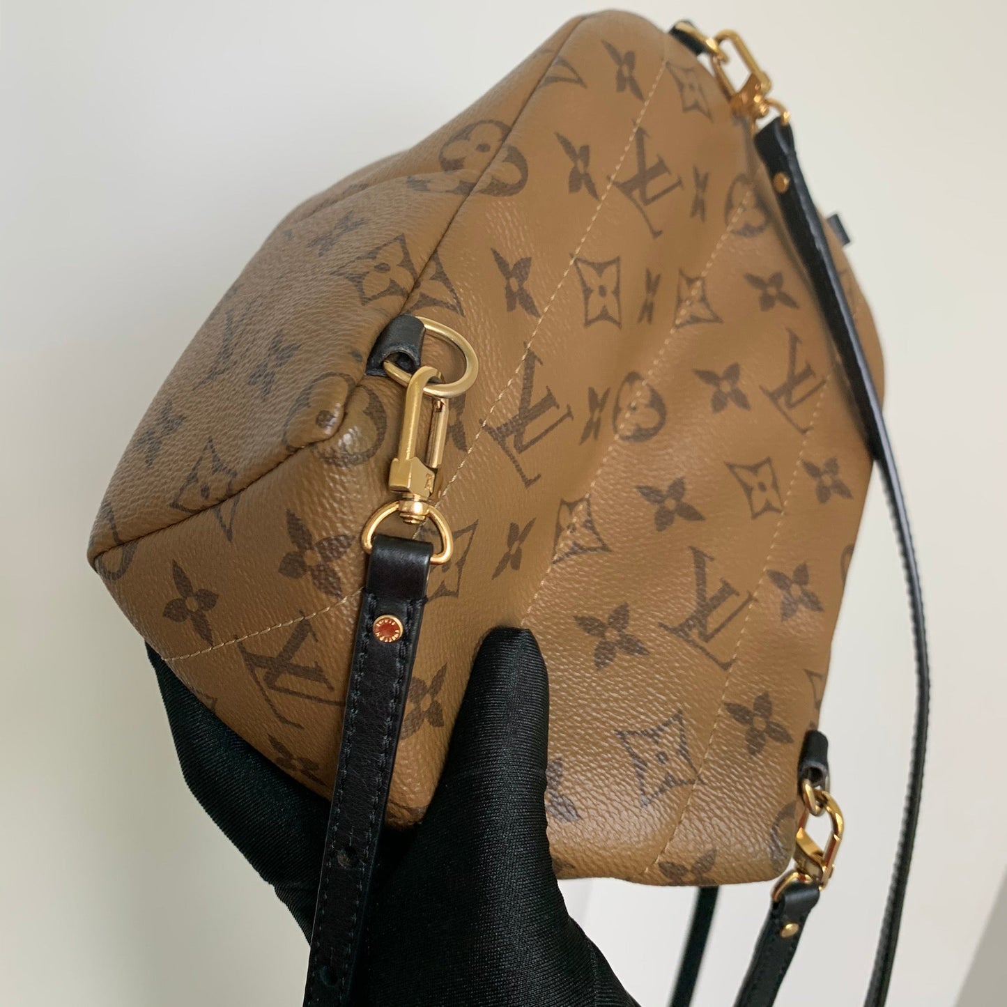 Louis-Vuitton Palm Springs Monogram Mini Reverse Monogram Canvas Backpack