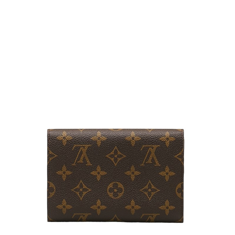 Louis Vuitton Porte Tresor Etuy Papier Tri-Fold Wallet M61202 Ladies