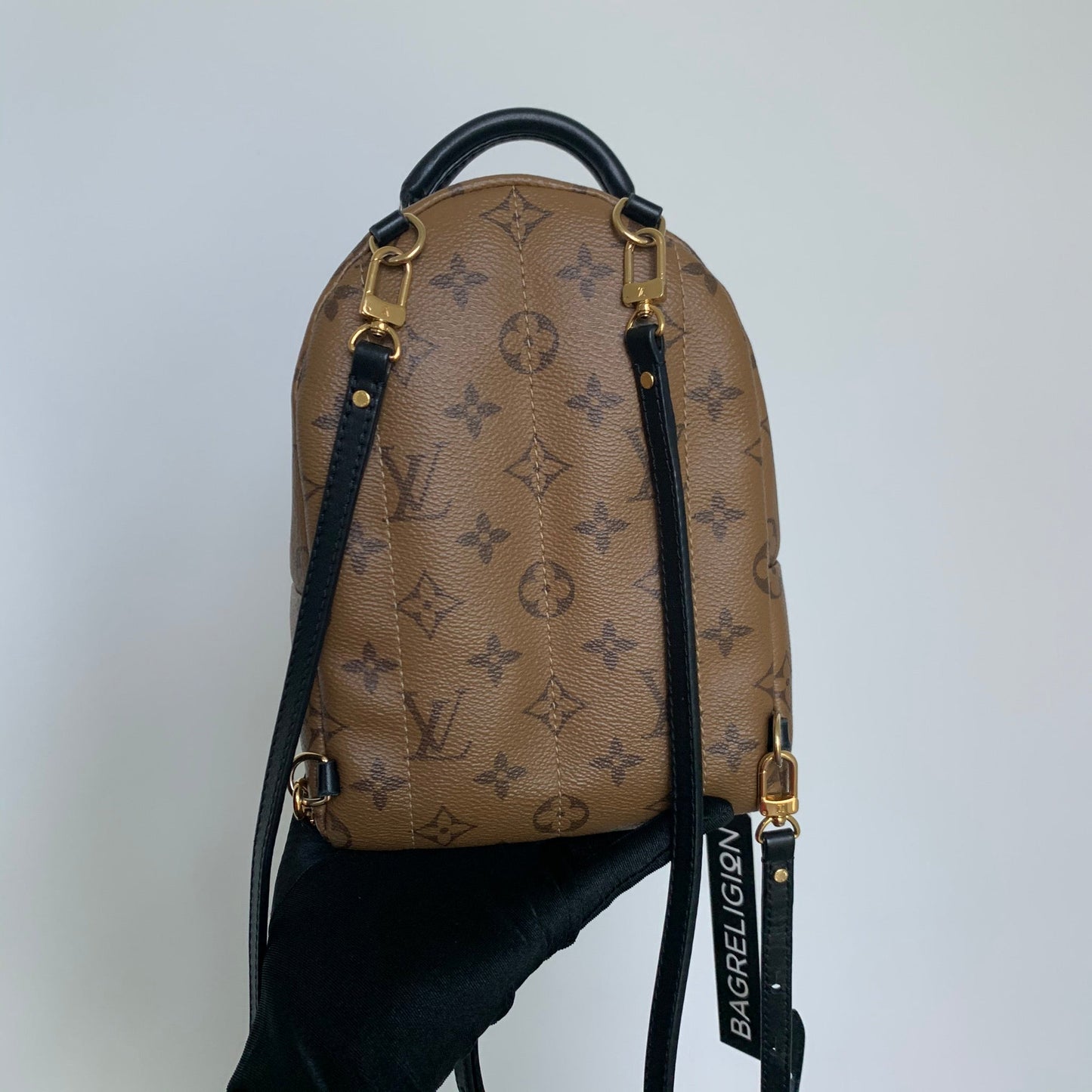 Louis-Vuitton Palm Springs Monogram Mini Reverse Monogram Canvas Backpack