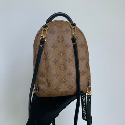 Louis-Vuitton Palm Springs Monogram Mini Reverse Monogram Canvas Backpack