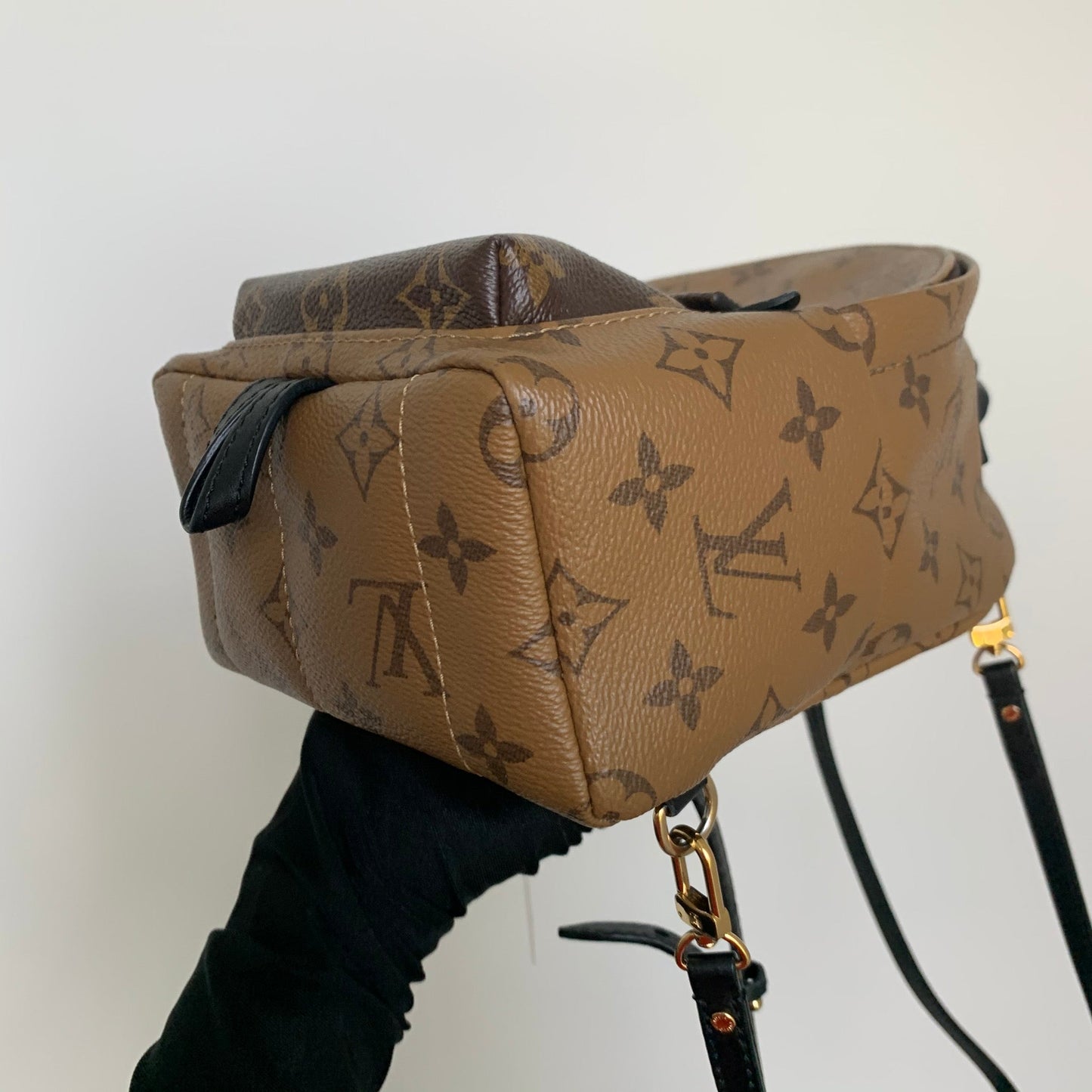 Louis-Vuitton Palm Springs Monogram Mini Reverse Monogram Canvas Backpack