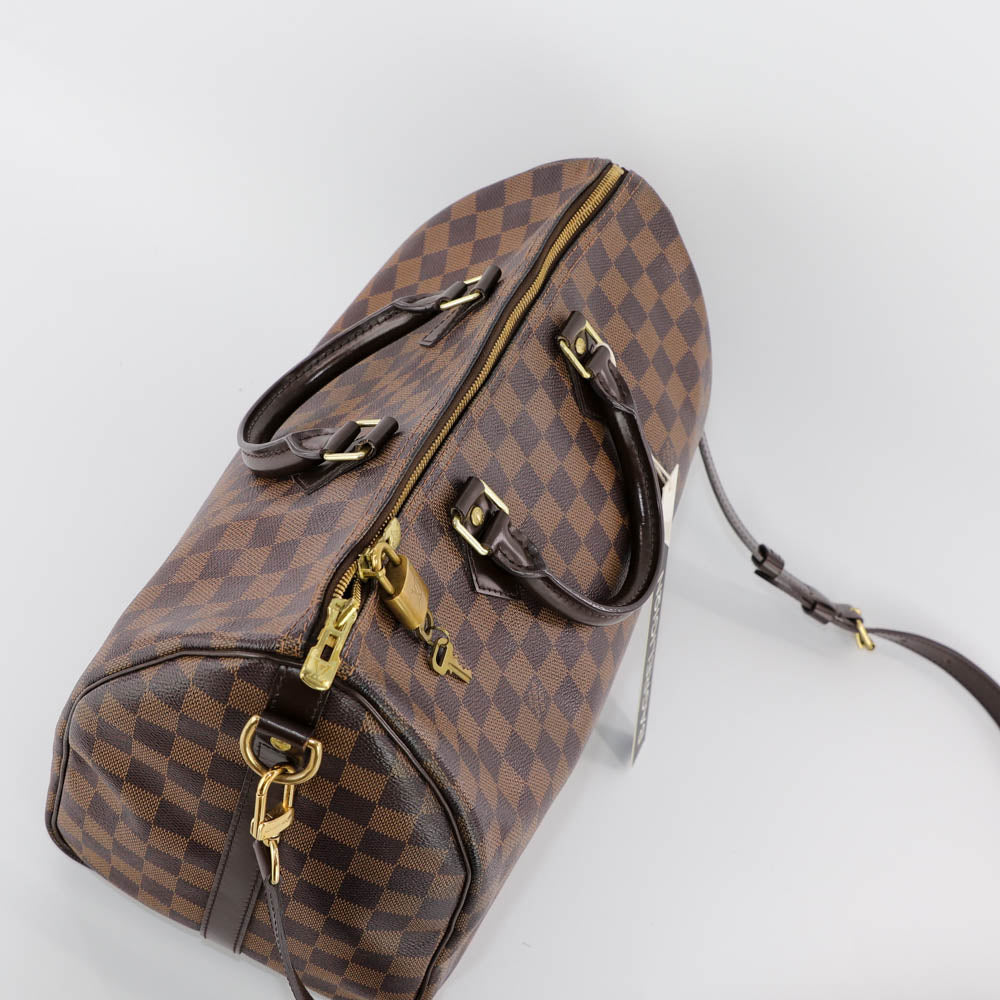 Louis-Vuitton Speedy 35 Bandouliere Damier Leather