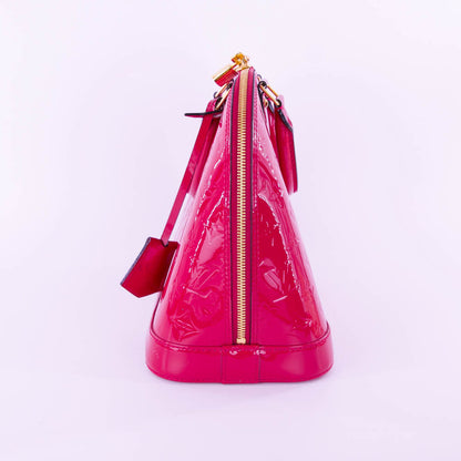 Louis-Vuitton Vernis Indian Rose Alma Monogram PM