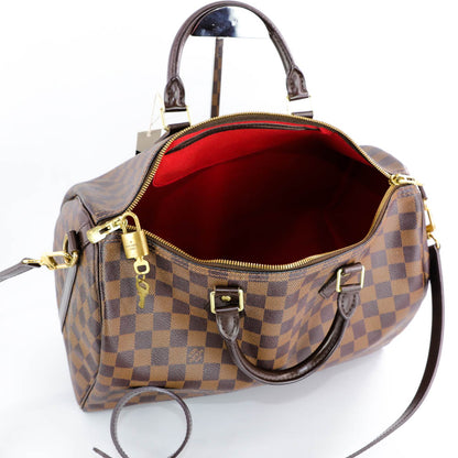 Louis-Vuitton Speedy 35 Bandouliere Damier Leather