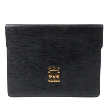 Louis Vuitton Epi Porte Document Senateur Clutch Bag M54452