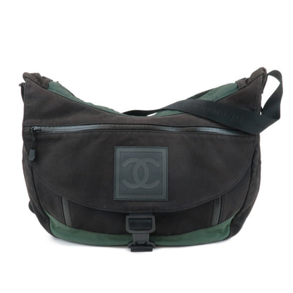 CHANEL COCO Mark Sportline Canvas  Shoulder Bag A23289