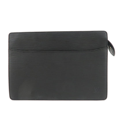 Louis Vuitton Epi Pochette Homme Clutch Bag Noir Black M52522