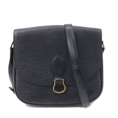 Louis Vuitton Epi Saint Cloud Shoulder Bag Black Noir M52192