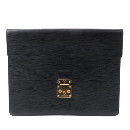 Louis Vuitton Epi Porte Document Senateur Clutch Bag M54452