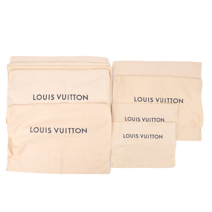 Louis Vuitton Set of 10 Dust Bag New Style Beige Brown