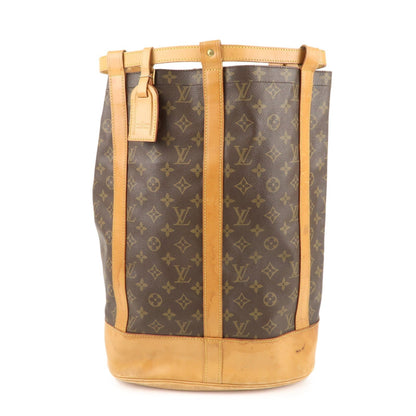 Louis Vuitton Monogram Randonnee GM Laundry Bag Brown M42244
