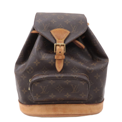 Louis Vuitton Monogram Montsouris MM Back Pack Bag M51136