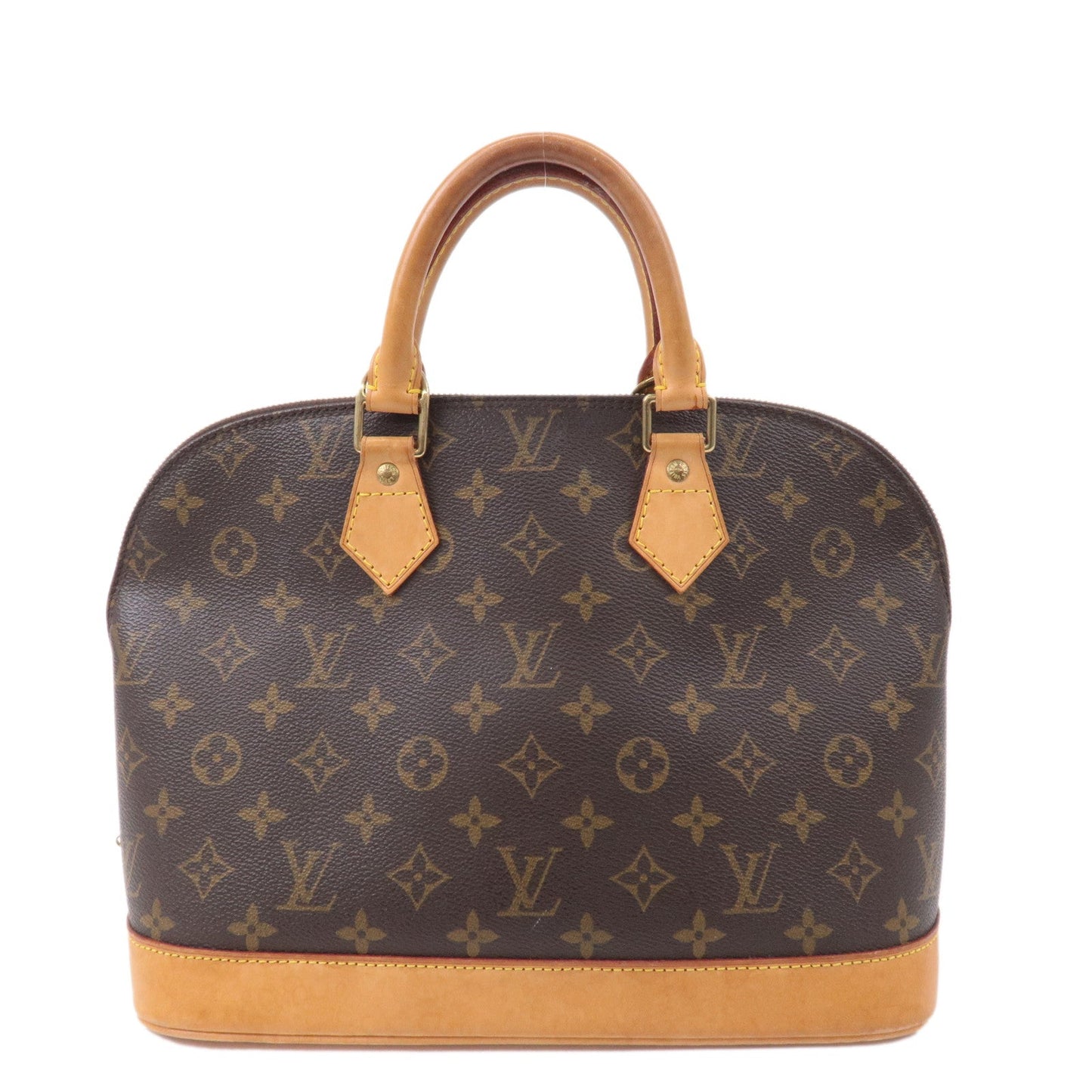 Louis Vuitton Monogram Alma Hand Bag Brown M51130