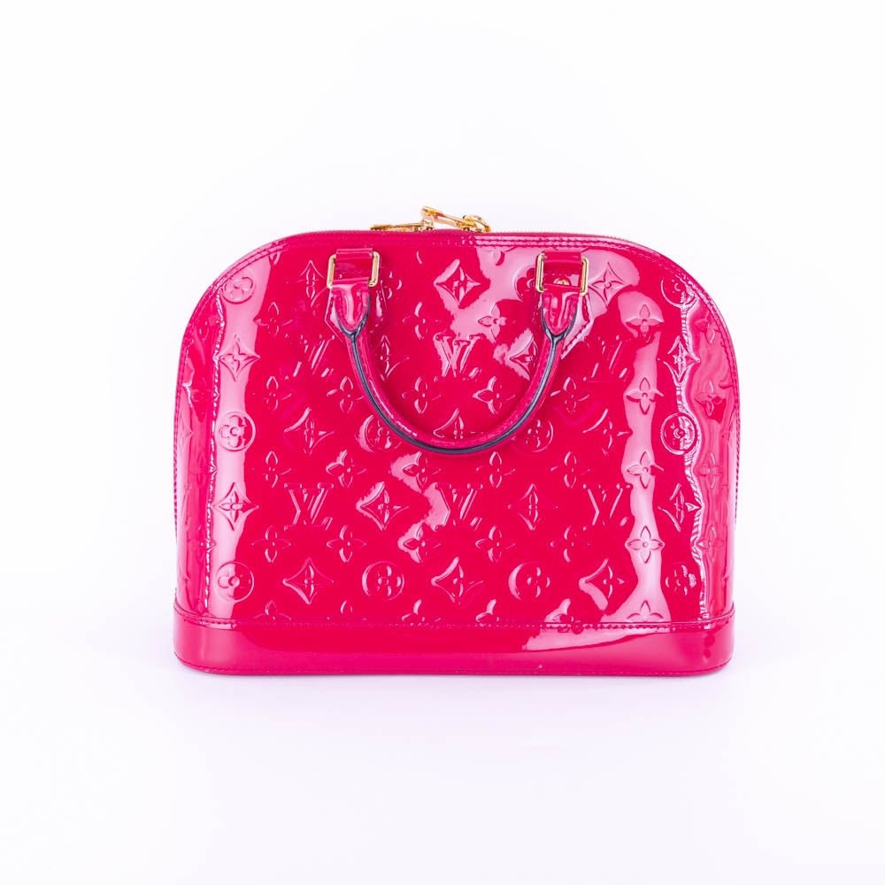 Louis-Vuitton Vernis Indian Rose Alma Monogram PM