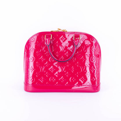 Louis-Vuitton Vernis Indian Rose Alma Monogram PM