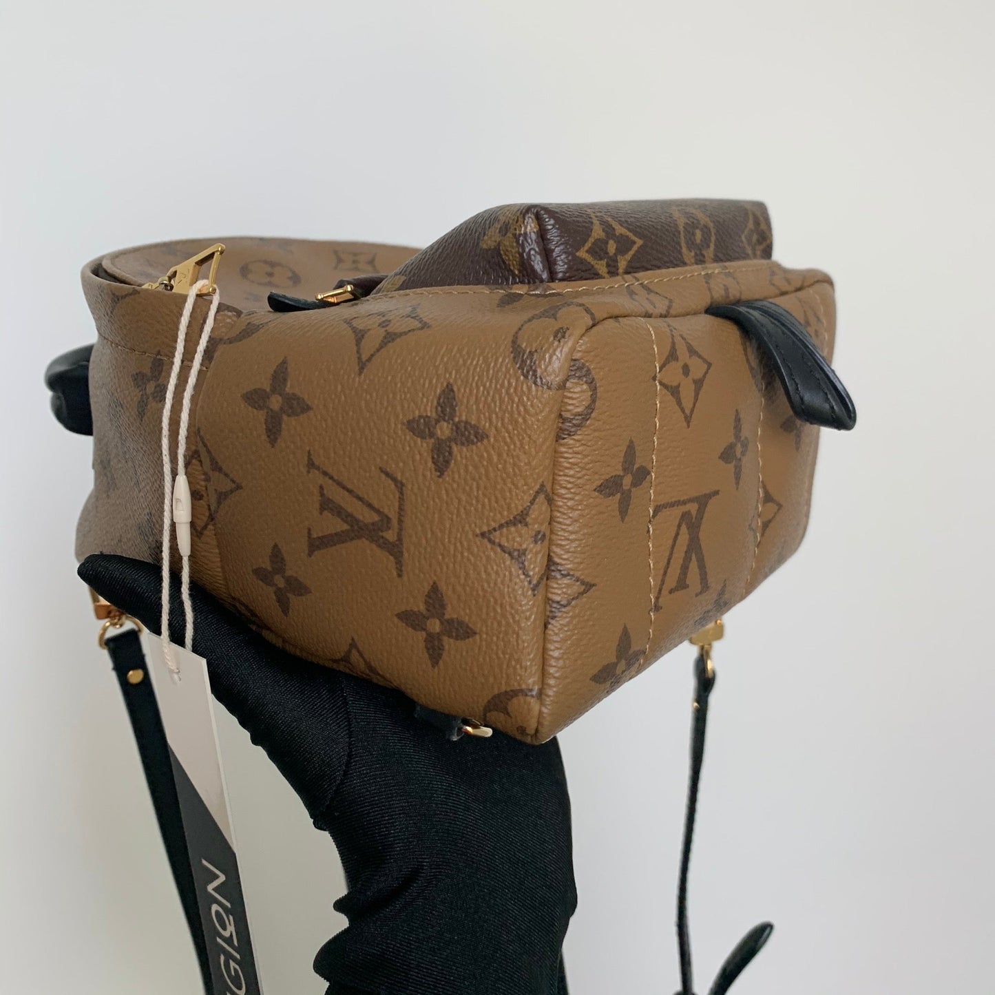 Louis-Vuitton Palm Springs Monogram Mini Reverse Monogram Canvas Backpack