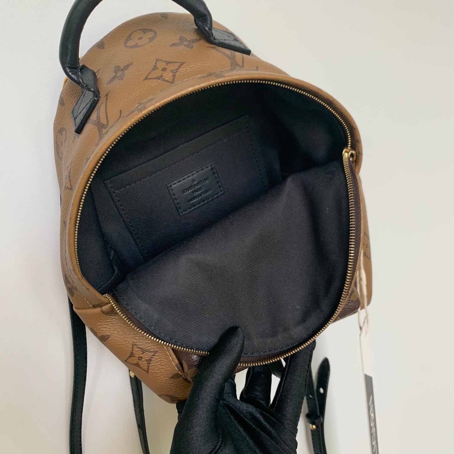 Louis-Vuitton Palm Springs Monogram Mini Reverse Monogram Canvas Backpack