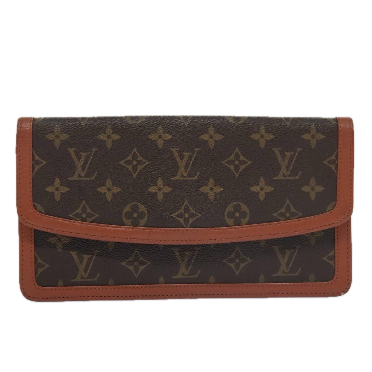 Louis Vuitton Pochette Dame  Canvas Clutch Bag