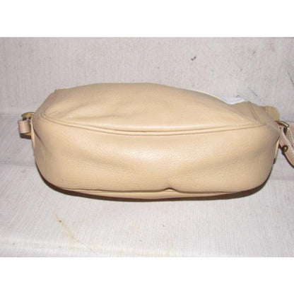 Gucci Vintage Pursesdesigner Purses White And Camel Leather Cross Body Bag