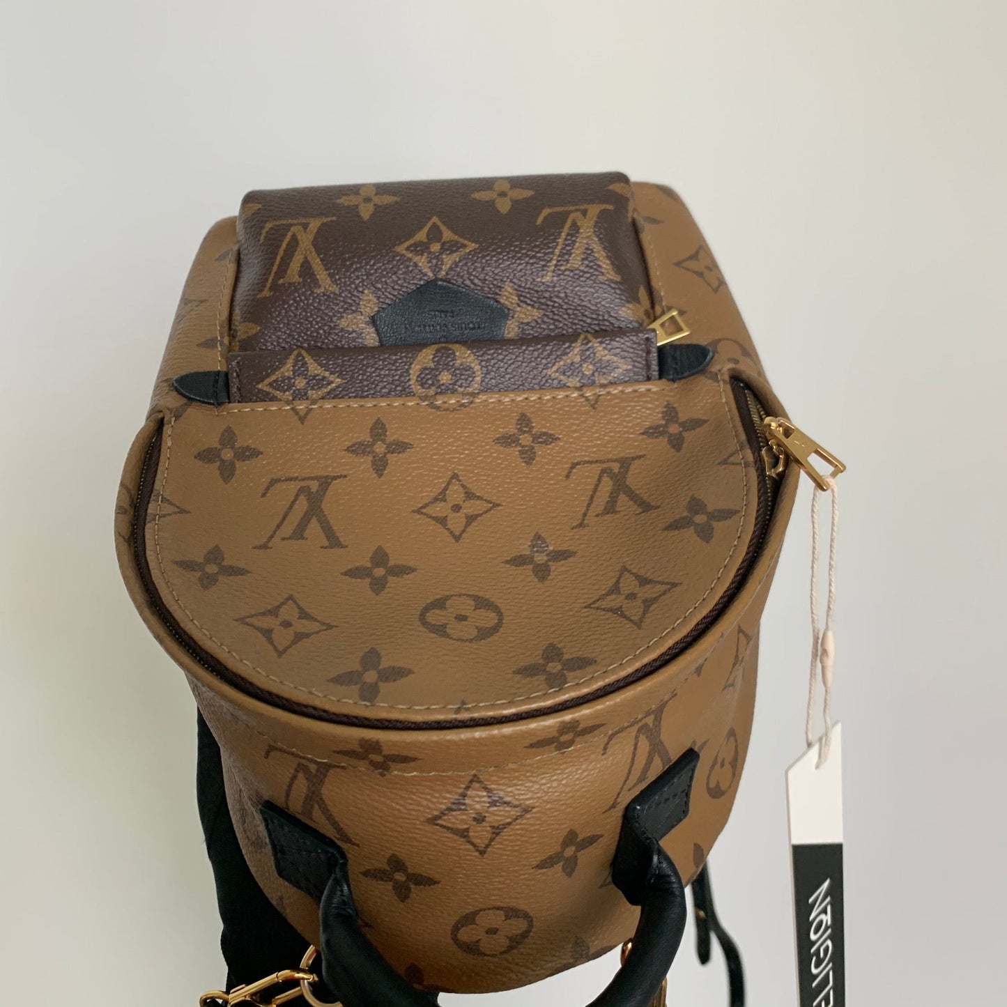 Louis-Vuitton Palm Springs Monogram Mini Reverse Monogram Canvas Backpack