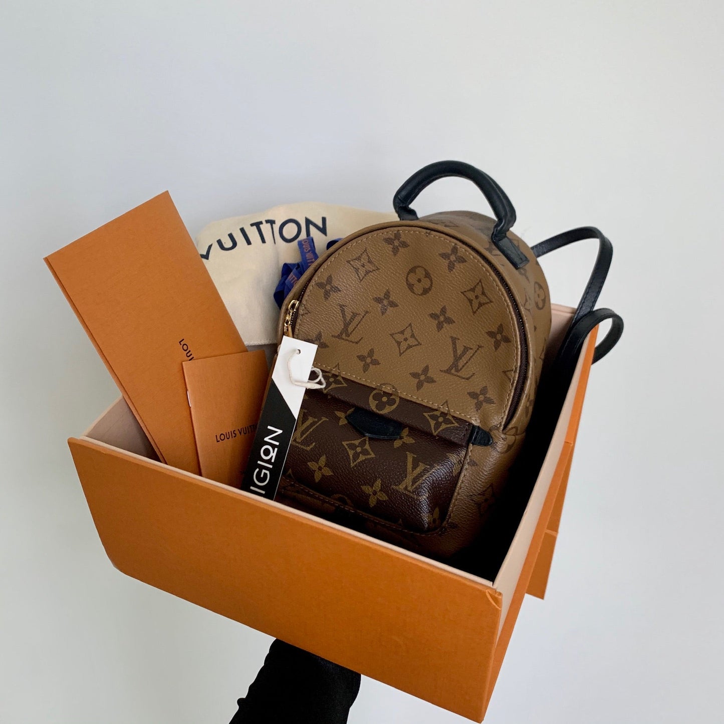 Louis-Vuitton Palm Springs Monogram Mini Reverse Monogram Canvas Backpack