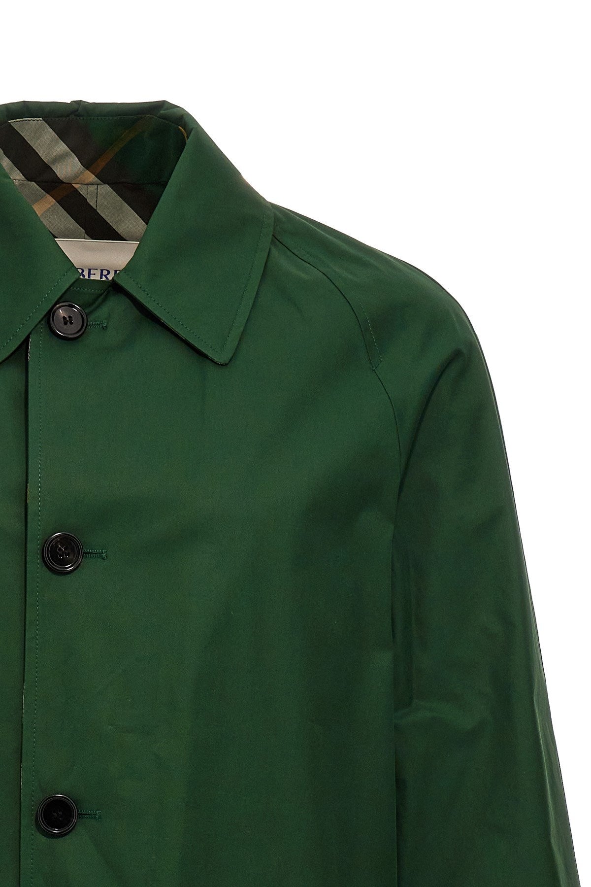 Burberry Men Medium Reversible Car Coat Check