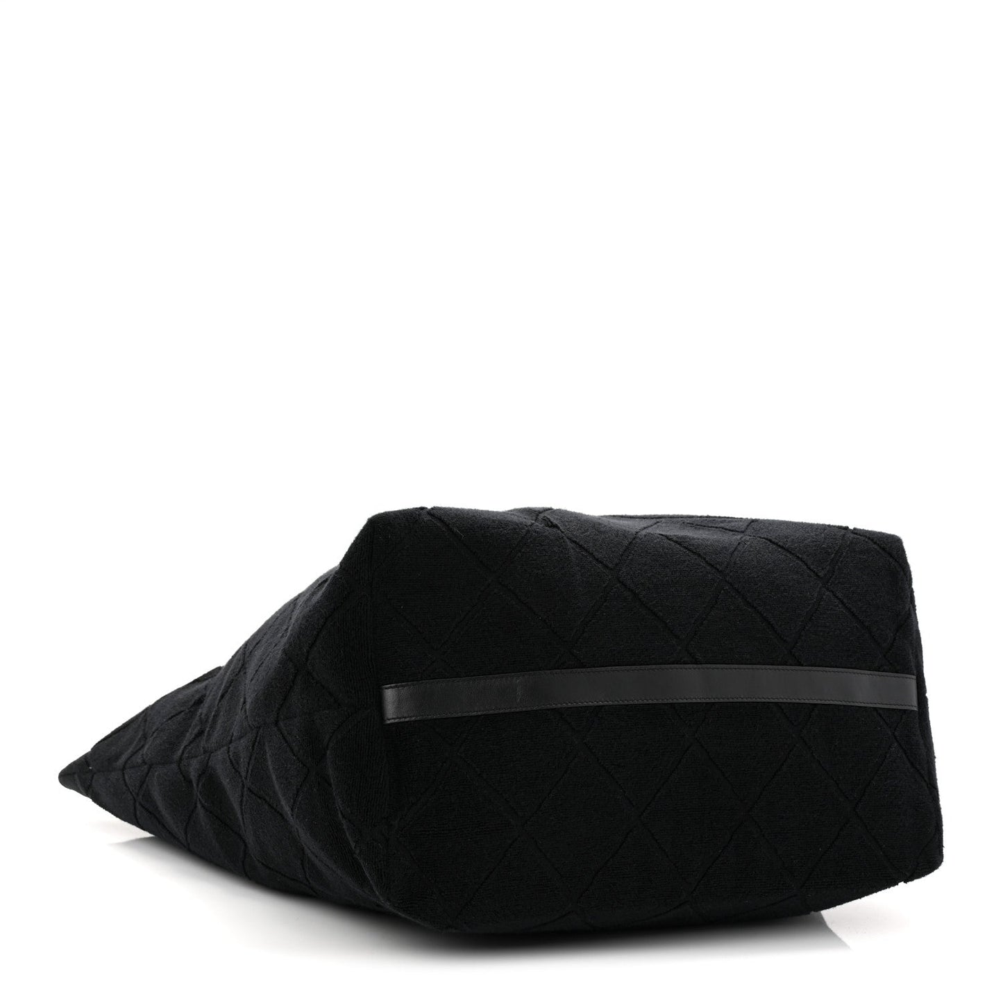 Terry Cotton CC Beach Tote  Black
