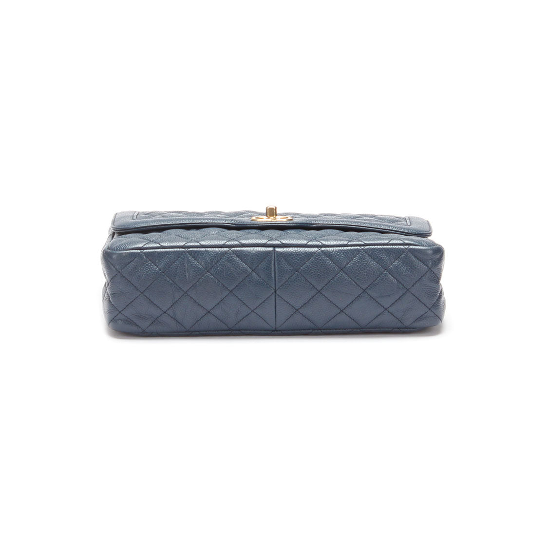 Chanel CC Quilted Caviar Flap Bag Leather Shoulder Bag in Good condition