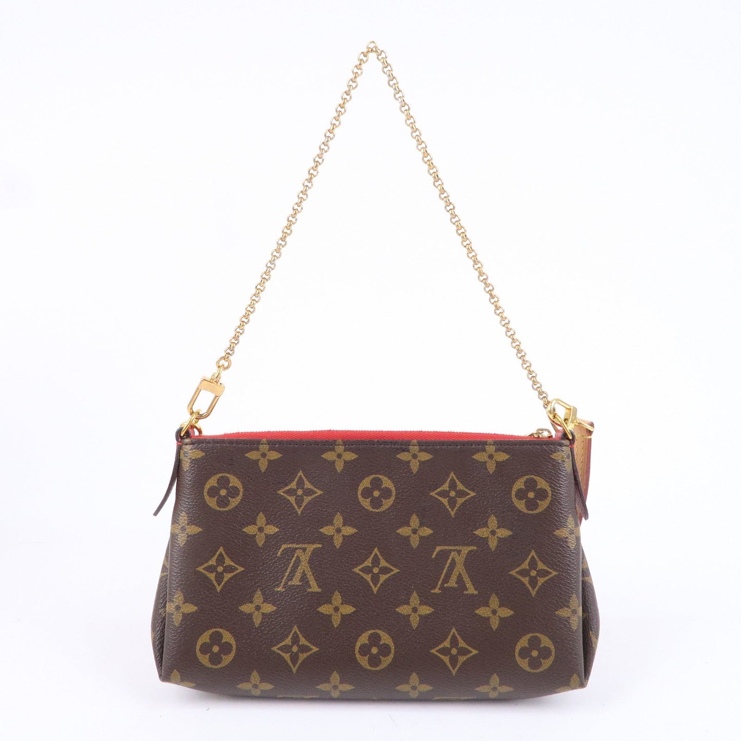 Louis Vuitton Monogram Pallas Clutch 2 Way Bag Cerise M41638