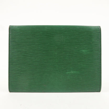Louis Vuitton Epi Iena 28 Clutch Bag Borneo Green M52724