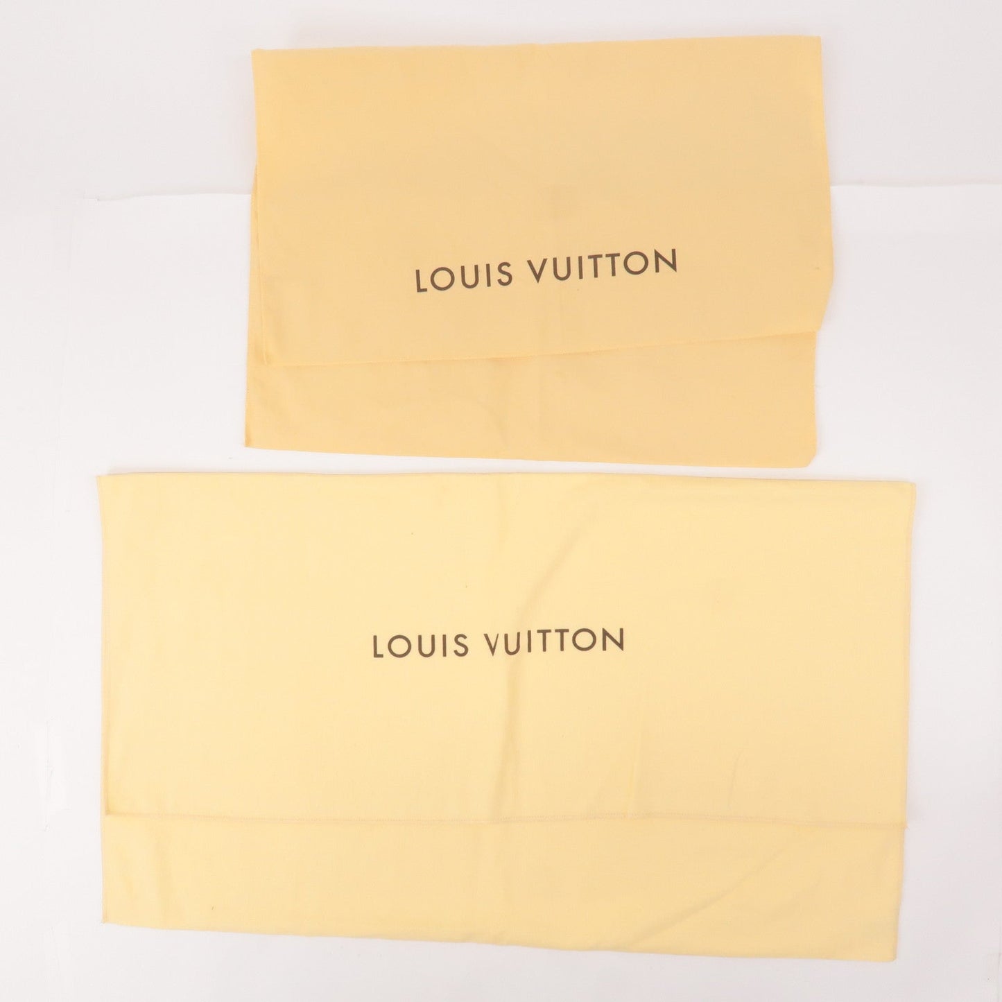 Louis Vuitton Set of 10 Dust Bag Flap Type Beige Brown