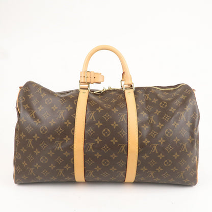 Louis Vuitton Monogram Keep All Bandoulier 50 Boston Bag M41416