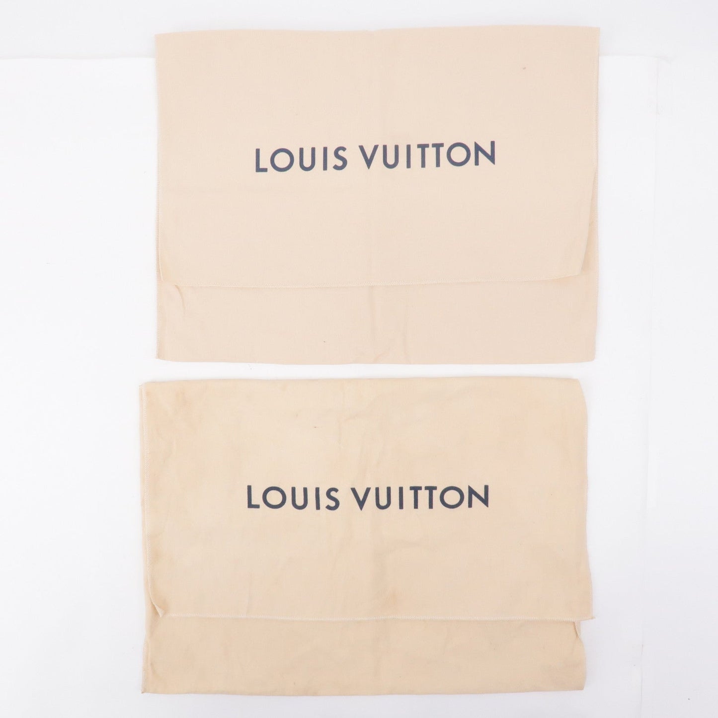 Louis Vuitton Set of 10 Dust Bag New Style Beige Brown