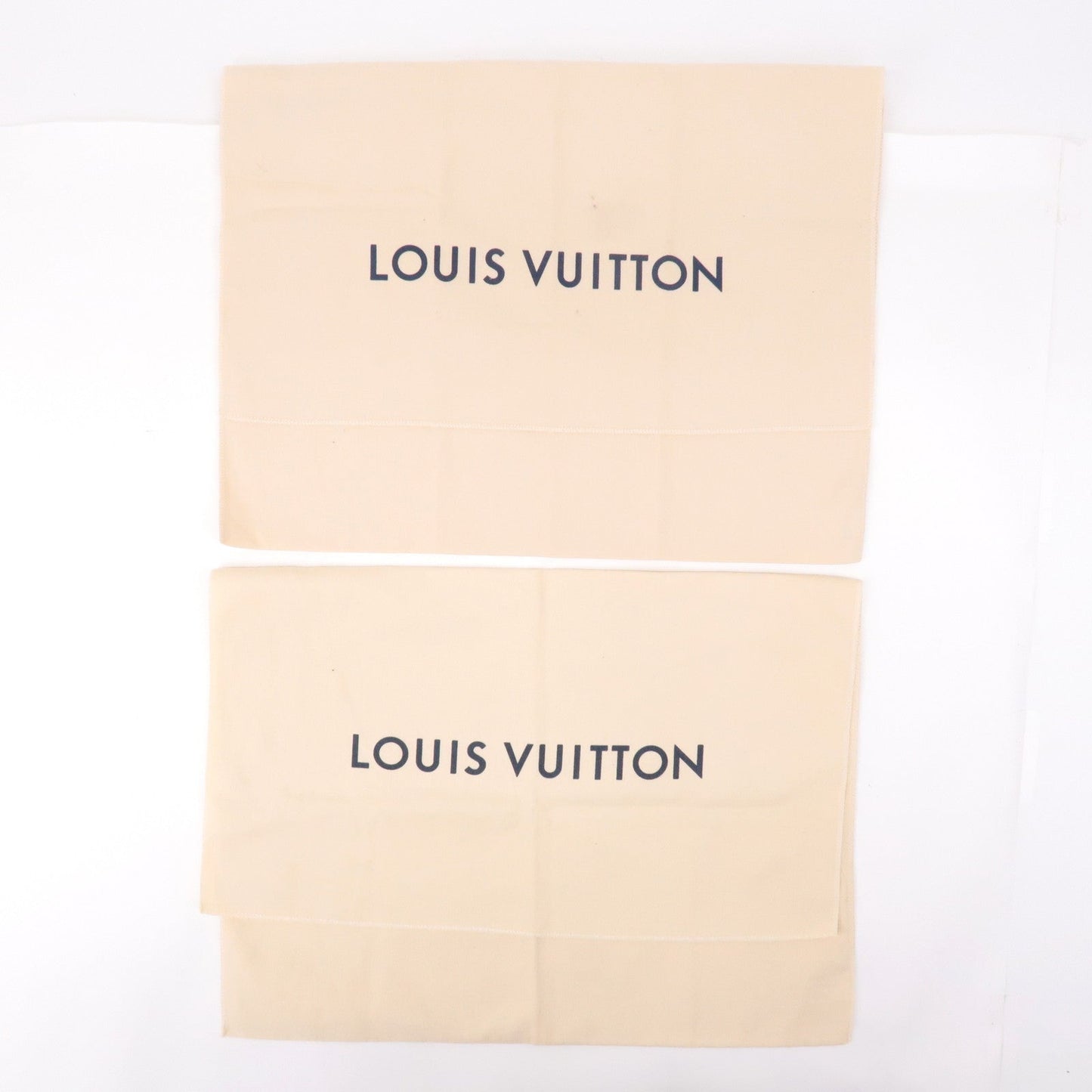 Louis Vuitton Set of 10 Dust Bag Beige Brown